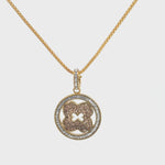 Flower Logo Charm Necklace