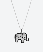 Elephant Charm & Sliding Chain