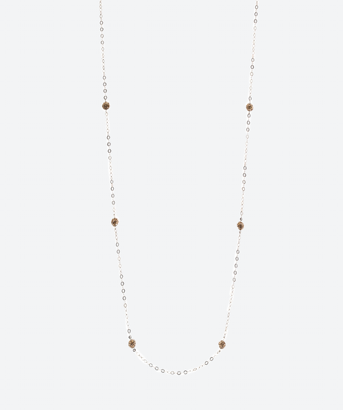 Crystal Layer Necklace Gold / Silver - La Costa Organic Jewelry