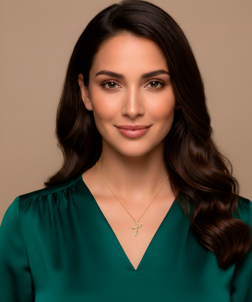 Dainty Joyful Cross Necklace