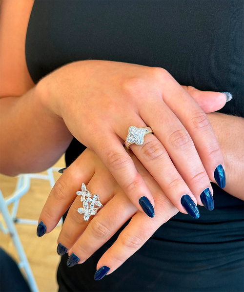 Monarch Butterfly Trio Ring