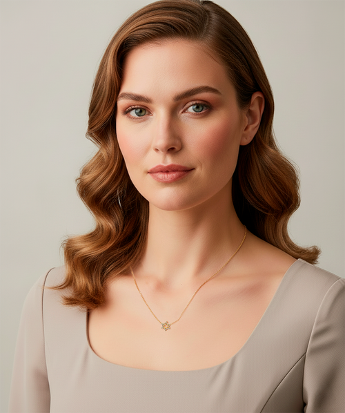 Star of David Tiny Necklace