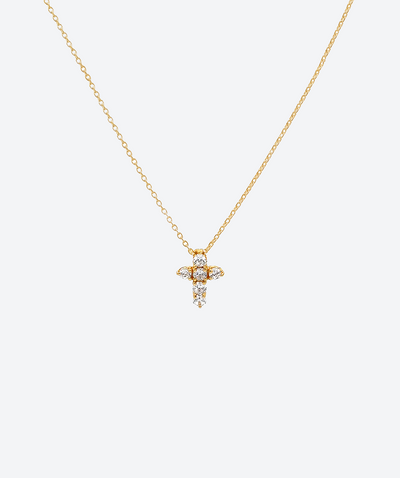 Mustard Seed Cross Necklace