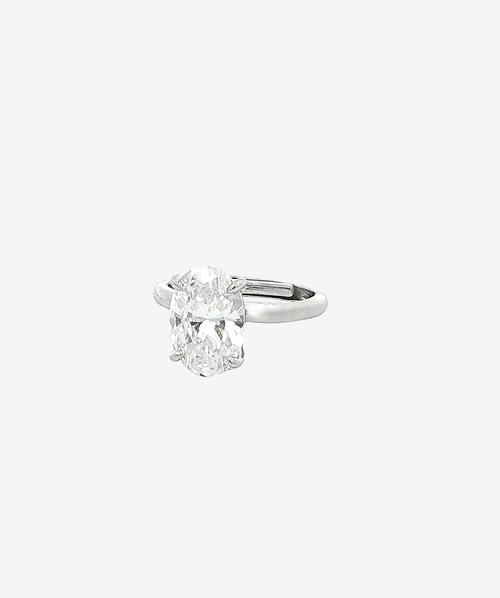 2ct Solitaire Ring simple band