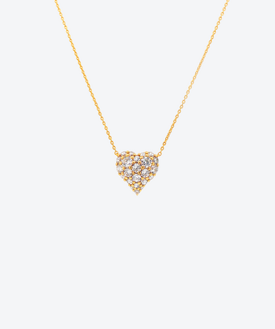 Pave Heart Necklace