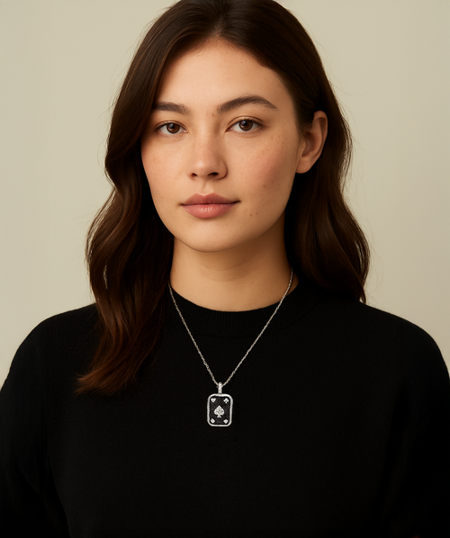 Spade Medallion Necklace