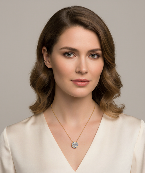 Oval Crystal Necklace