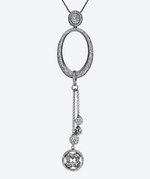 O Pendant & Tassel Necklace