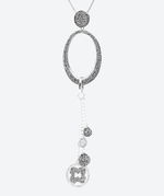 O Pendant & Tassel Necklace