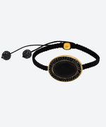 Oval Gem Shamballa Bracelet