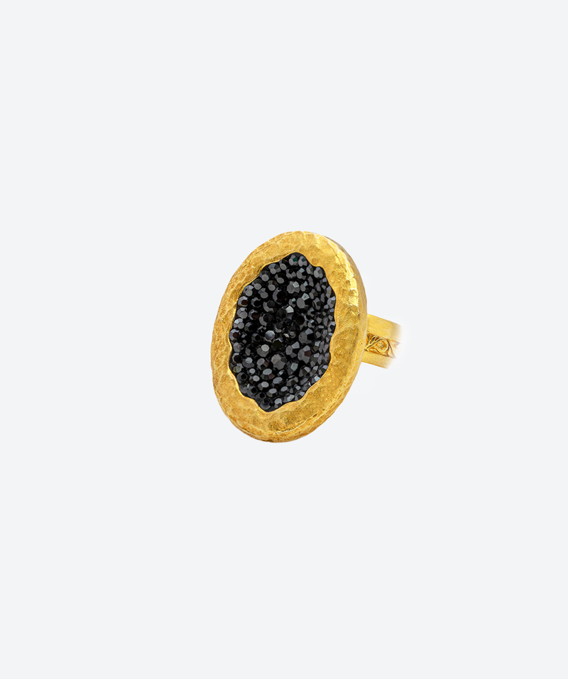 Oval Geode Ring