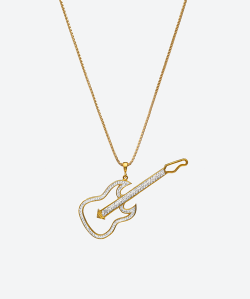 Guitar Rock Necklace