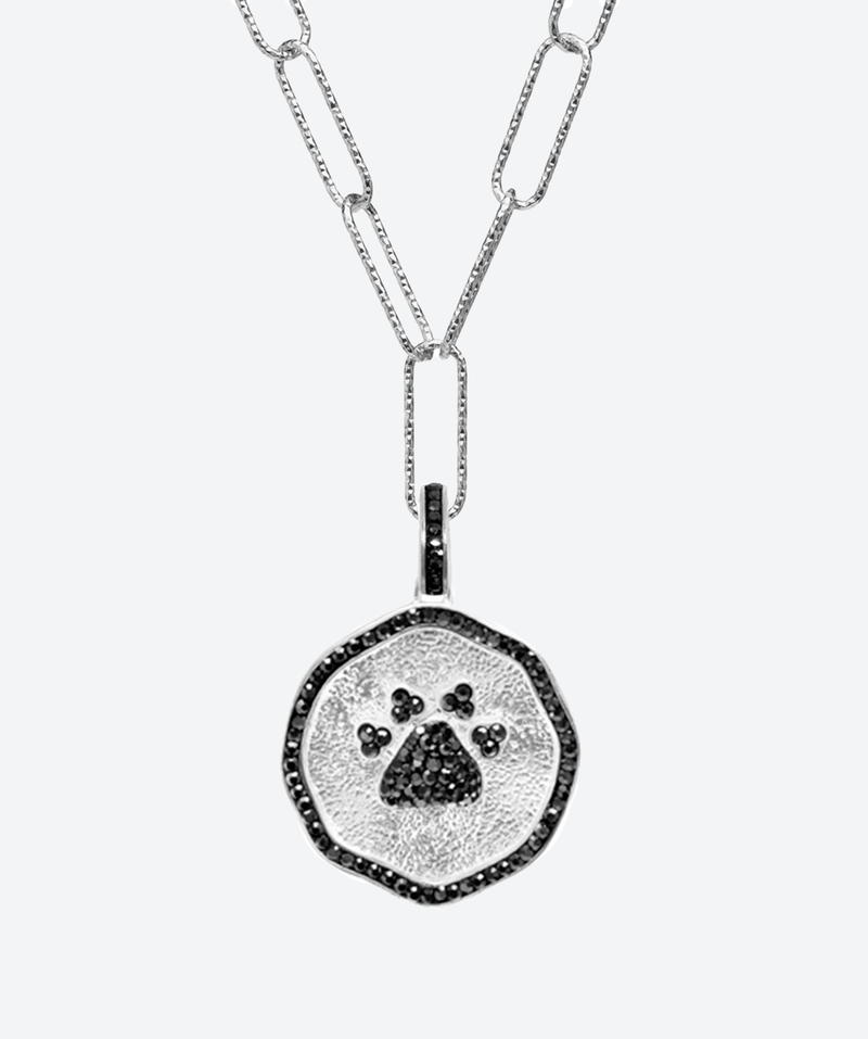 PAWsitive Medallion Charm Necklace