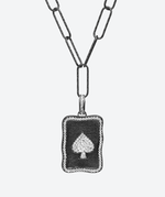 Spade Medallion Charm Necklace