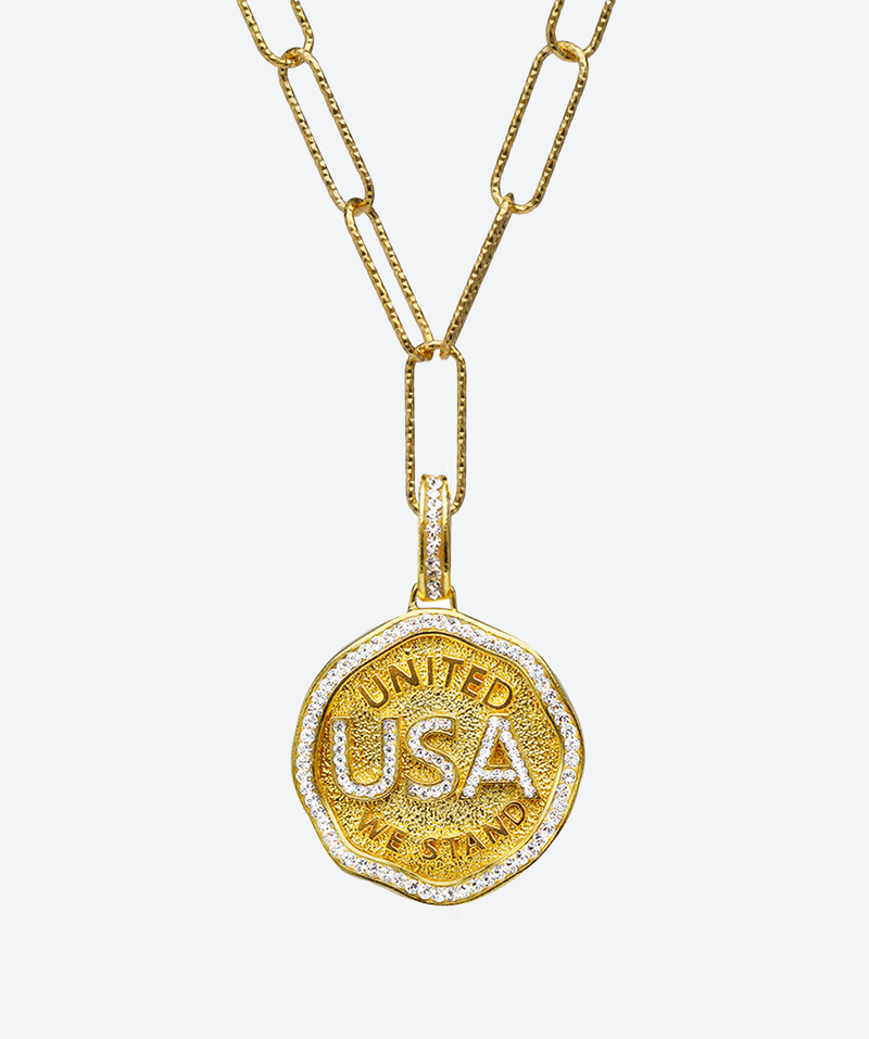 USA Medallion Necklace