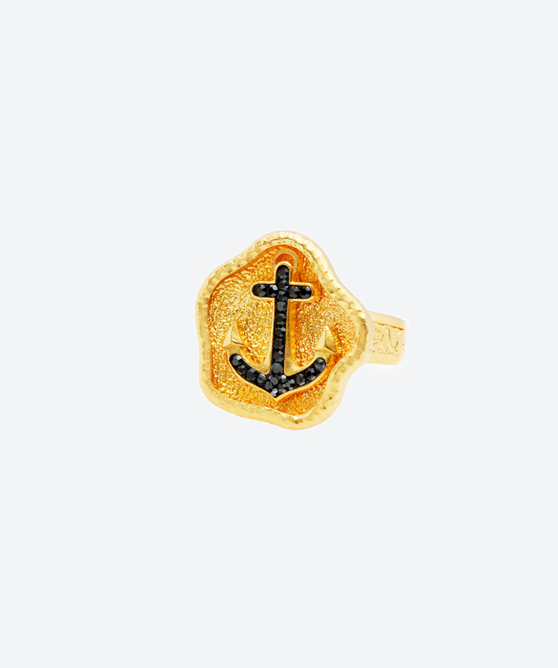 Bon Voyage Anchor Ring
