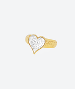 Love Rules Heart Ring