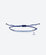 Bon Voyage Anchor Bar Slide Bracelet