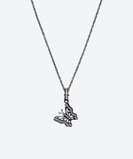Brilliant Mariposa Butterfly Charm Necklace