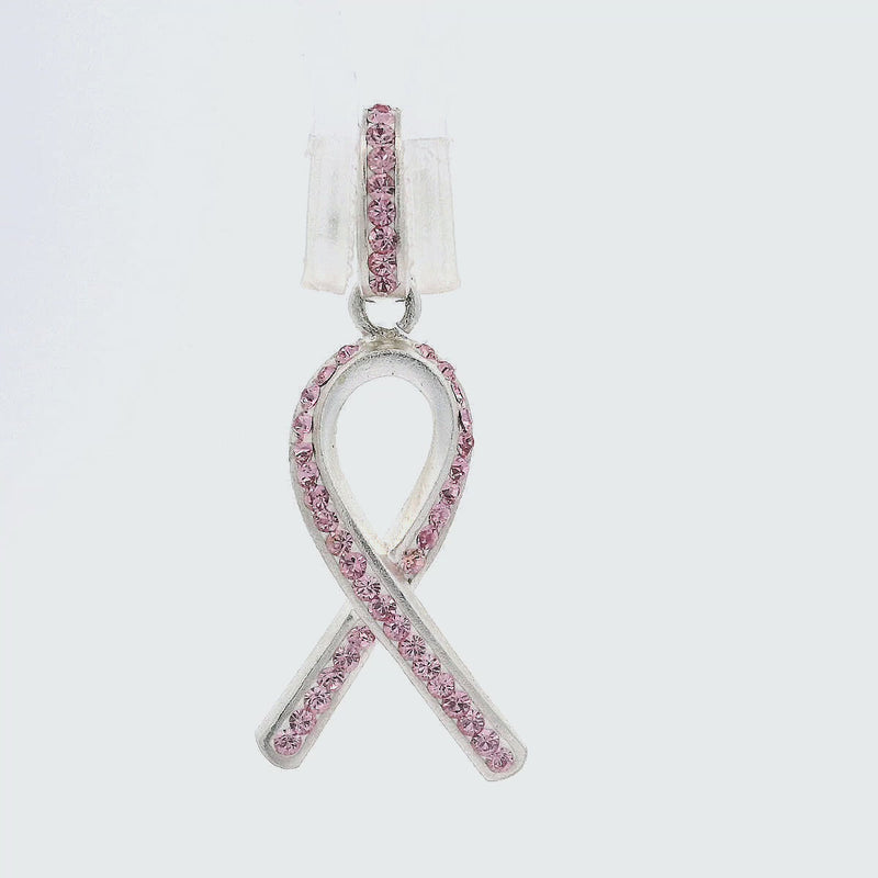 Faith Ribbon Charm - La Costa Organic Jewelry