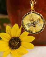 BEEutiful Bee Medallion Charm